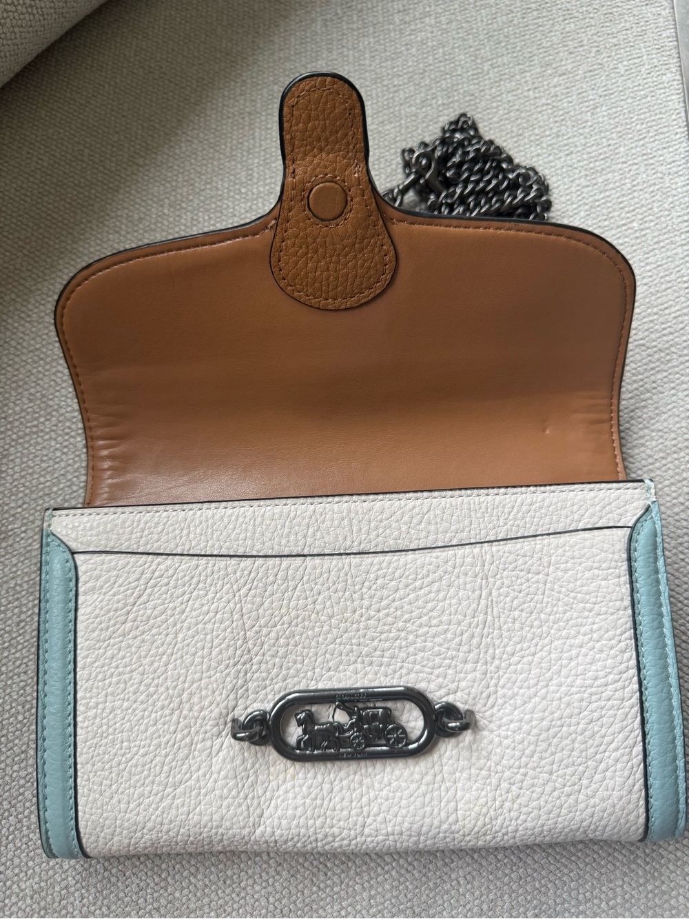 Coach jade colorblock chain crossbody - Picture 3 of 13